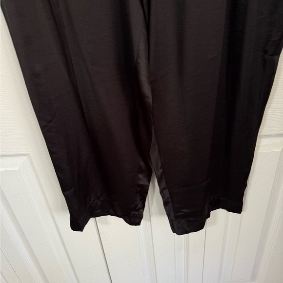 Madewell Women’s NWT The Turner Tapered Pant in Black Satin size 14 Petite - Picture 13 of 14
